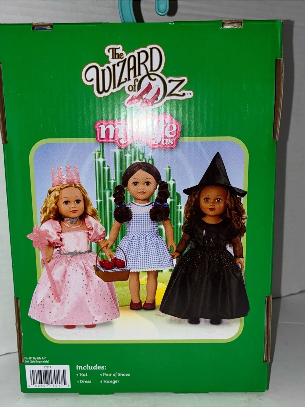 The Wizard of Oz Black Witch Costume for My Life As and AG Dolls